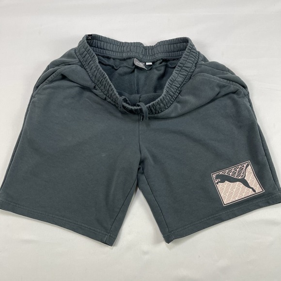 Puma Crosswise Athletic Workout Drawstring Elastic Waist Sweatshorts Shorts XL - Picture 7 of 12